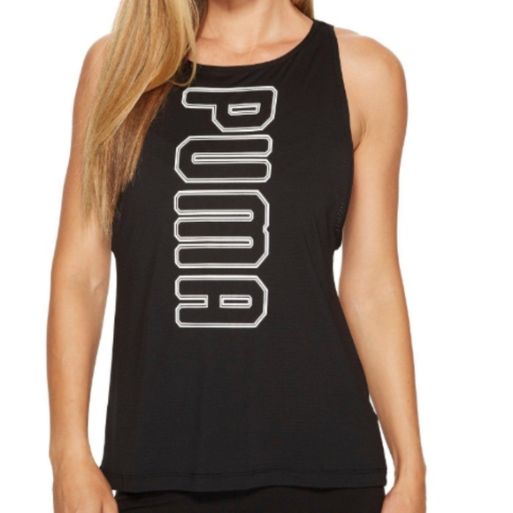 Puma Black Spark Tank Workout Small - Picture 6 of 6
